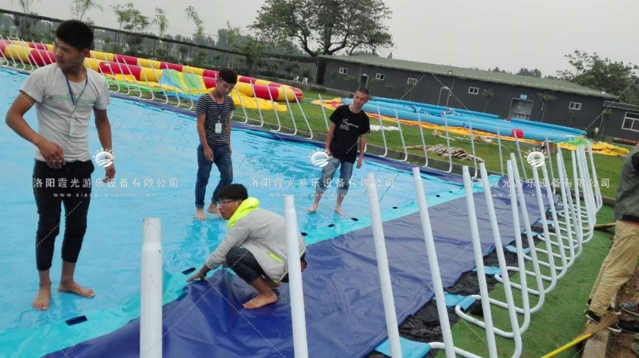 普定支架游泳池